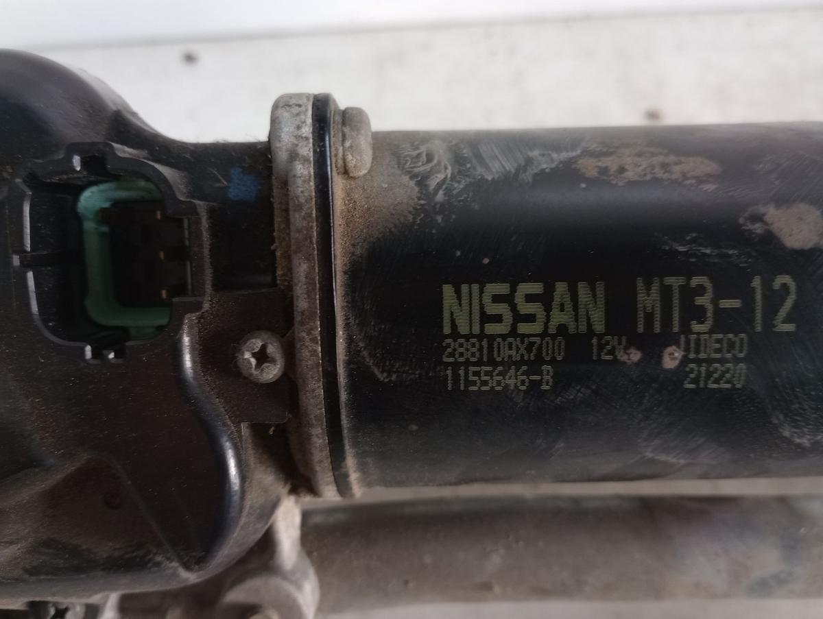 Nissan Micra K12 original Wischermotor vorn mit Gestänge Bj 2003