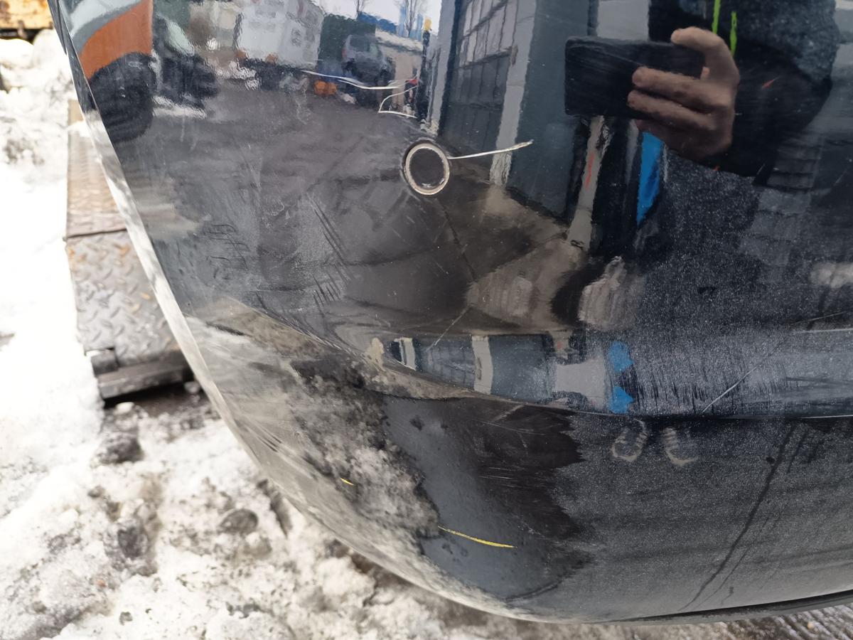 Opel Astra K Schr&auml;gheck orig Sto&szlig;stange hinten PDC Z22X Blau vor Facelift Bj 18