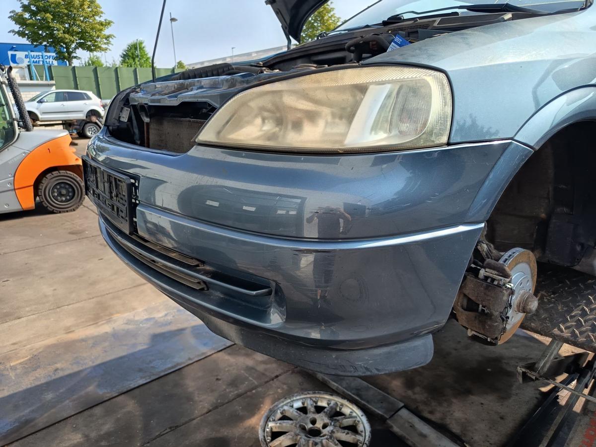 Opel Astra G original Sto&szlig;stange F&auml;nger vorn Front Z293 Premiumblau Bj 1999