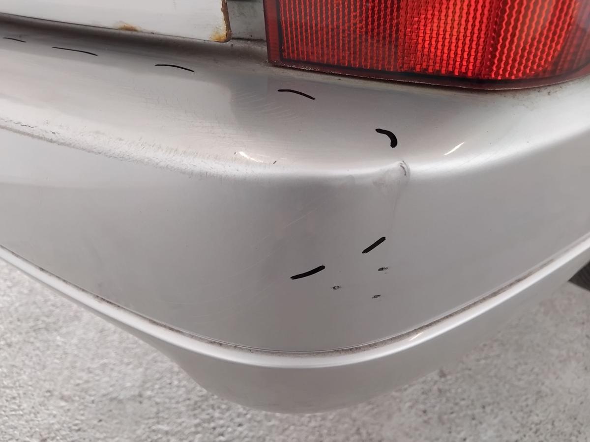 Opel Omega B Caravan orig Sto&szlig;f&auml;nger Sto&szlig;stange hinten Facelift BJ1999 Z147 Starsilber II