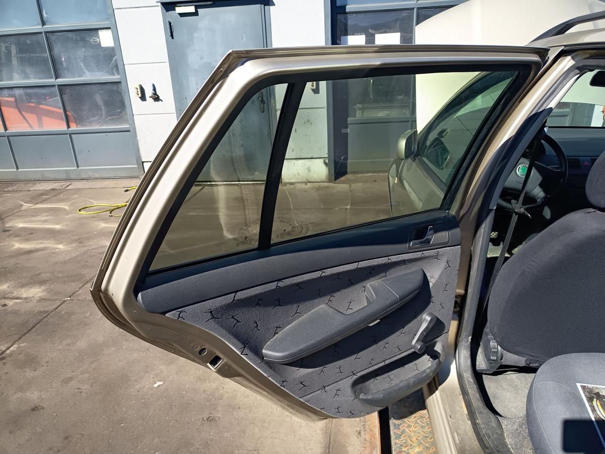 Skoda Fabia 6Y Kombi original T&uuml;r hinten links 9201 Sahara Beige Bj 2004