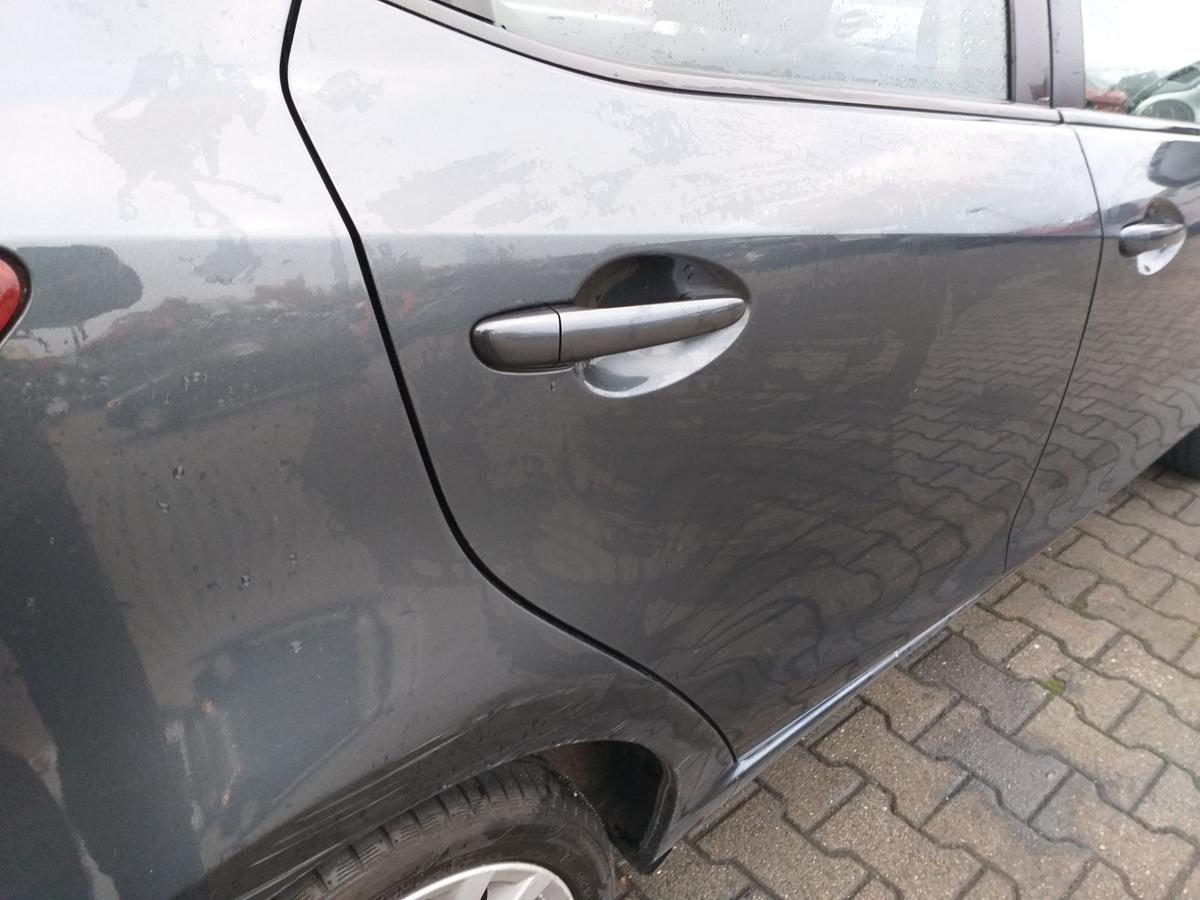 Mazda 2 DE original Tür hinten rechts Graumetallic Rohbau Bj.2009