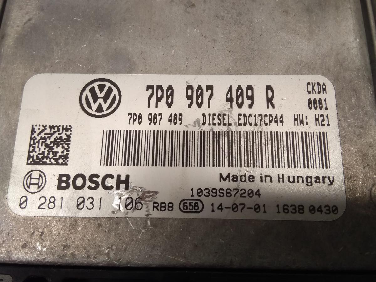 VW Touareg 2 7P Motorsteuerger&auml;t 4.2TDI 250kw CKDA Bj.2015 7P0907409R