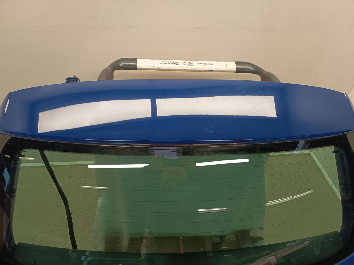 VW Polo 6R orig Heckklappe mit Scheibe Kofferraum LD5E Blau Bj 2011