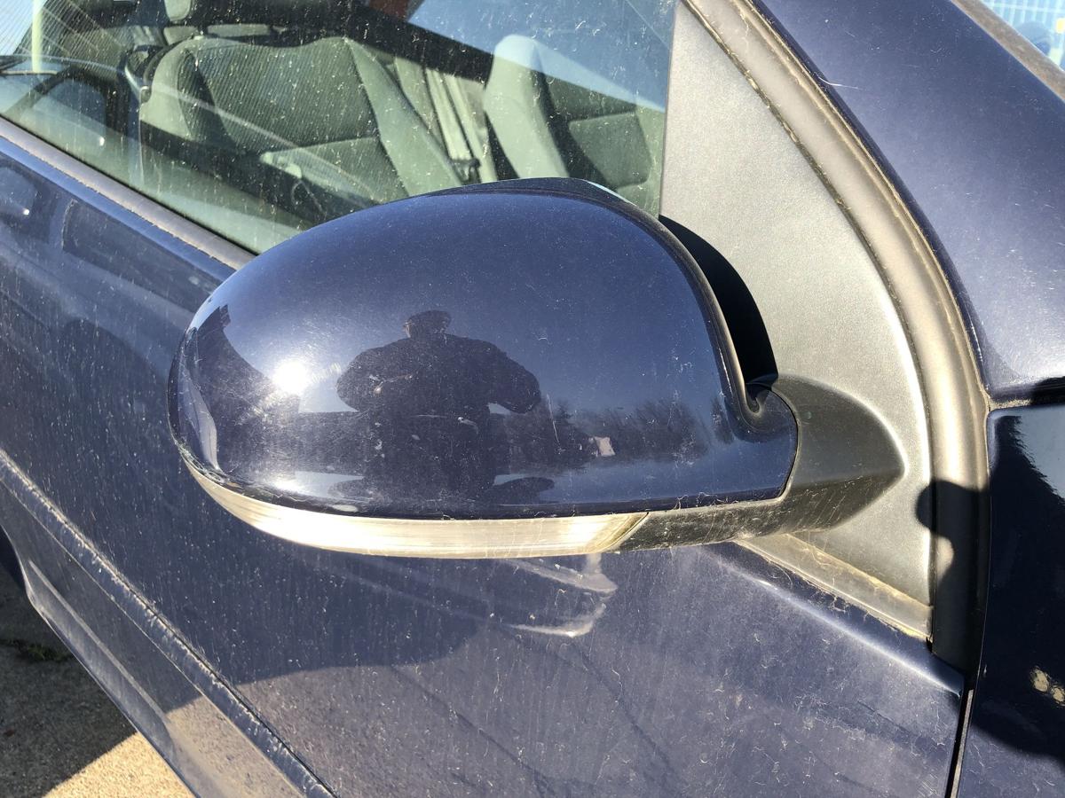 VW Golf 5 V 1K Au&szlig;enspiegel rechts R&uuml;cklspiegel elektrisch LA5G Perlblau