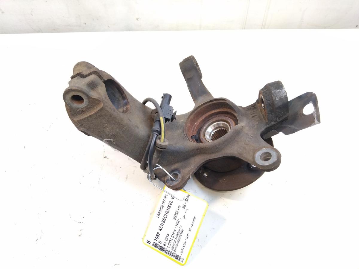 Citroen C1 II orig Achsschenkel Radlagergeh&auml;use vorn rechts 1.0VTI 51kw 1KR 2014
