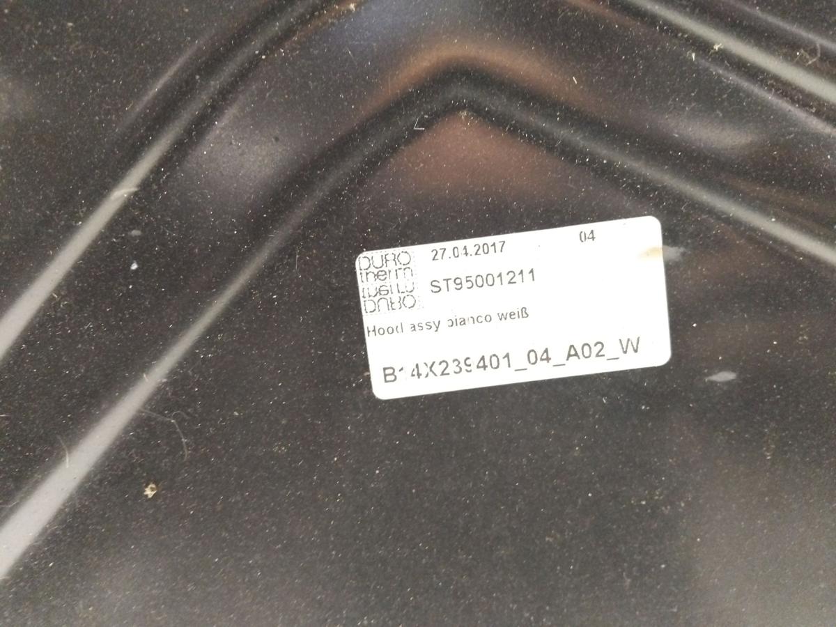 StreetScooter Work B16 original Motorhaube Deckel vorn wei&szlig; BJ2018