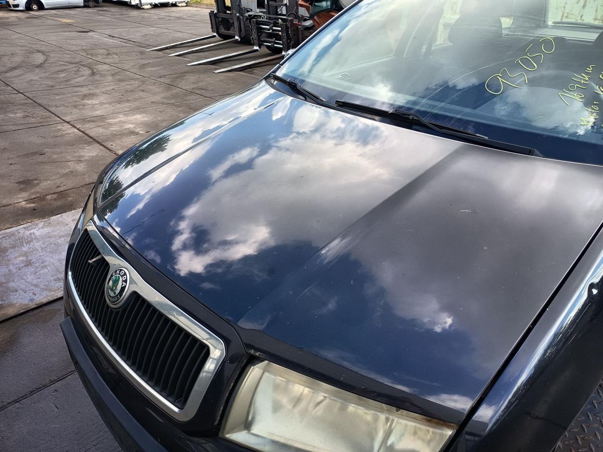 Skoda Fabia 6Y Motorhaube Klappe Deckel vorn Front F9R Black Magic Bj 2004