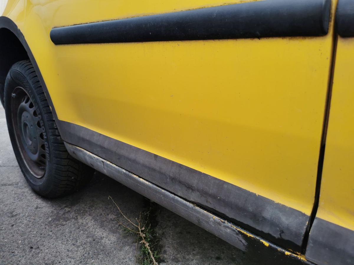 VW Caddy 2K Tür Schiebetür Autotür hinten rechts Roh ginstergelbR132 TEXT BILDER