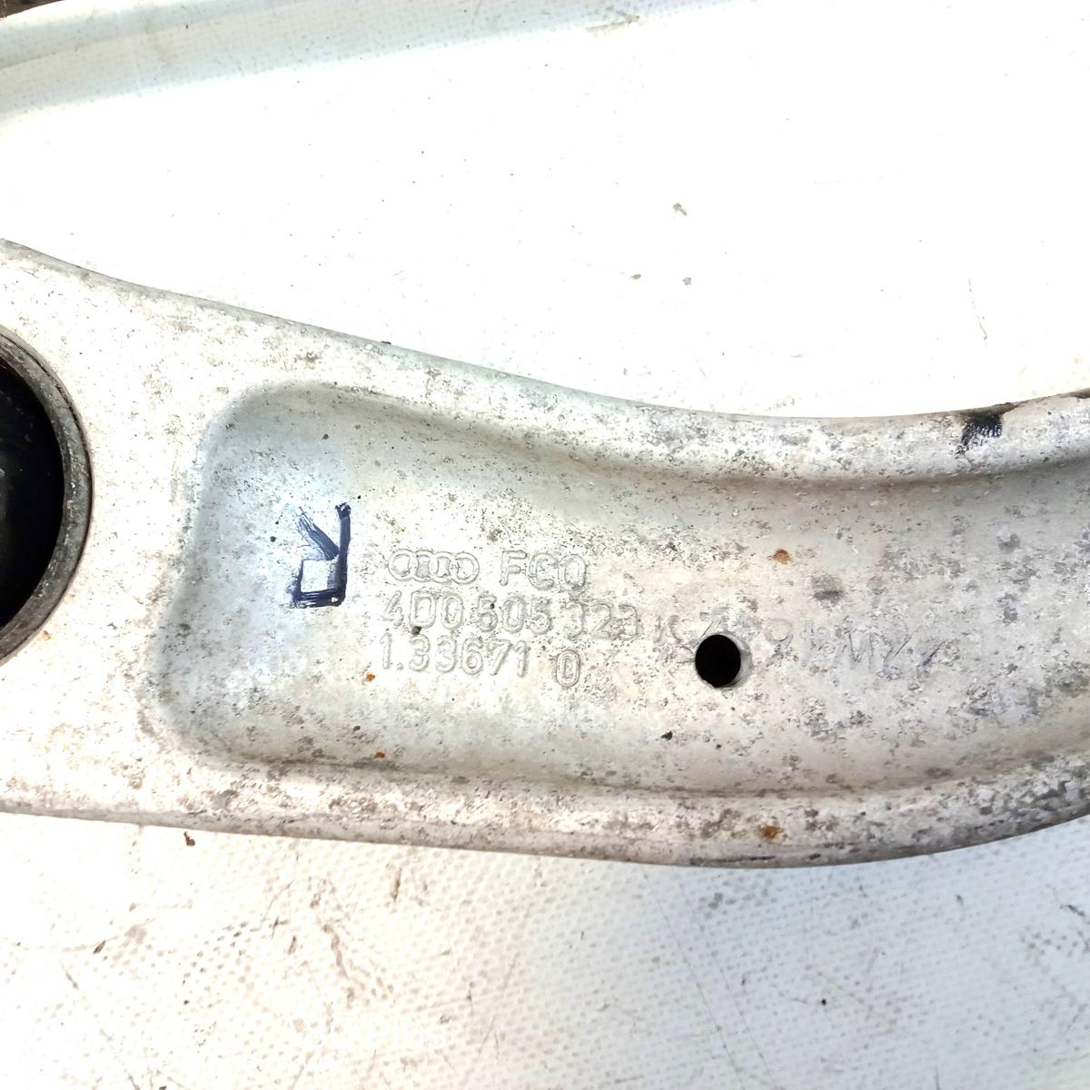 Audi A8 4D D2 original Querlenker Hinterachse oben + Spurstange Bj.1999