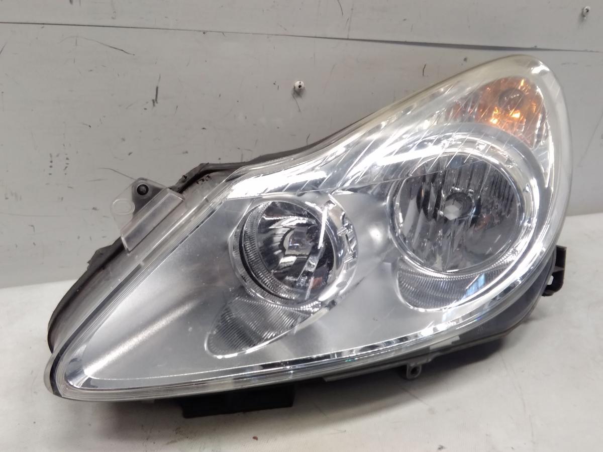 Opel Corsa D original Scheinwerfer links chrom Valeo Halogen mit LWR Bj.2006