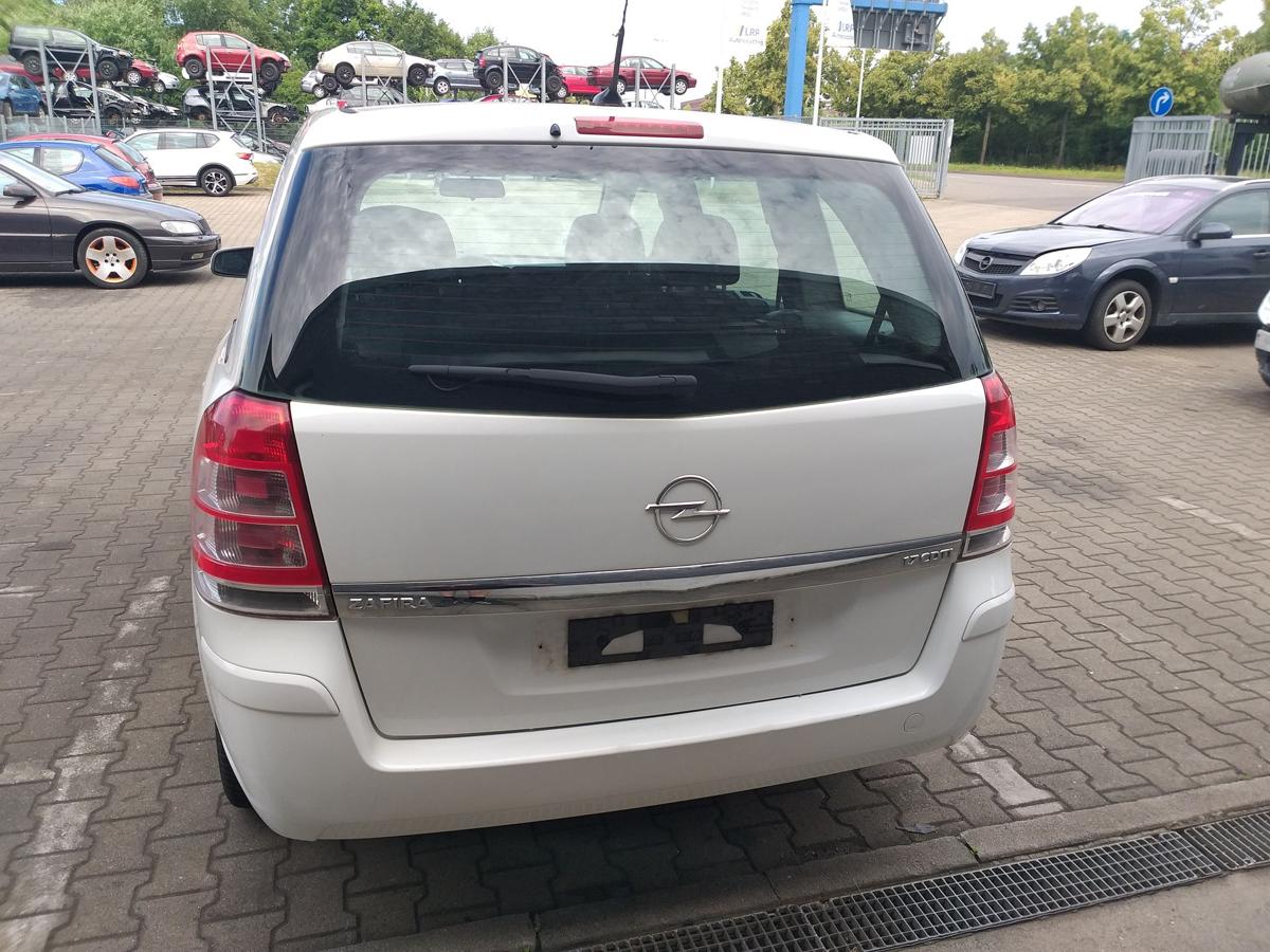 Opel Zafira B original Heckklappe mit Heckscheibe Z40R Schnee Weiss Bj.2009