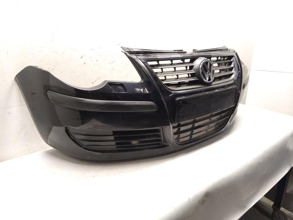 VW Polo 9N3 original Sto&szlig;stange Sto&szlig;f&auml;nger vorn LC9Z Black Magic Metallic SWRA BJ2006