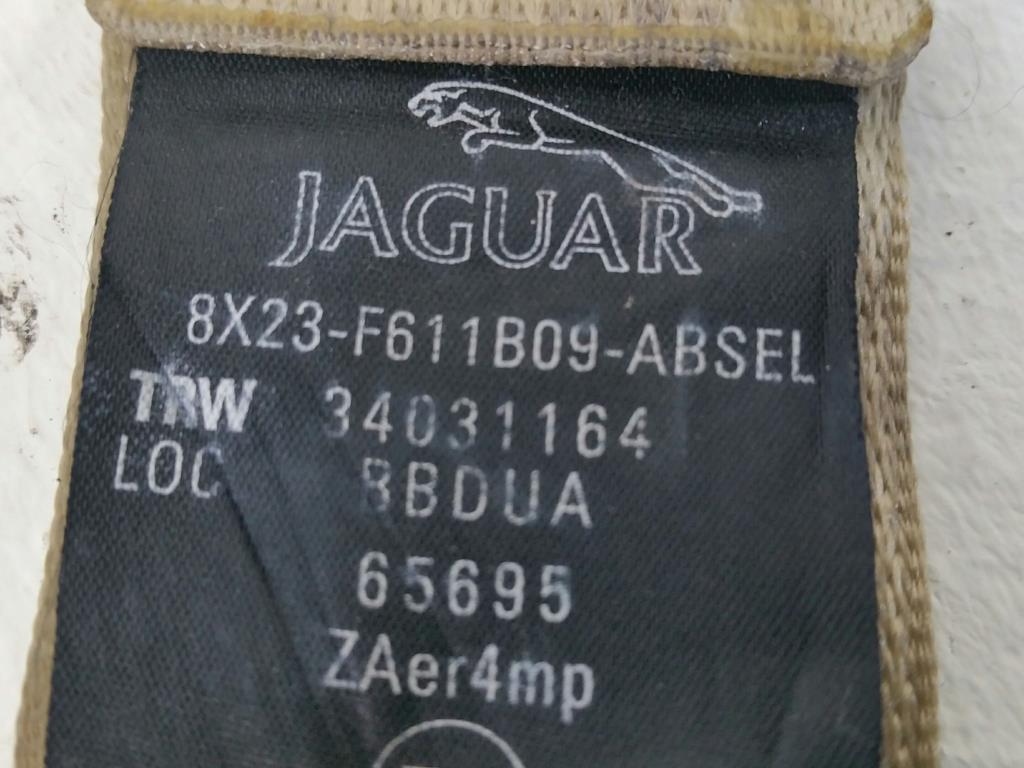 Jaguar XF X250 Bj.08 Sicherheitsgurt vorn links beige 8X23F611B09ABSEL