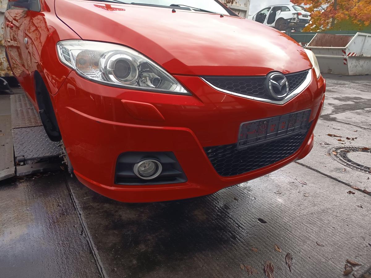 Mazda 5 CR orig Stoßstange vorn Stoßfänger SRA rot ab 2008 Mazda 5 CR orig Stoßstange vorn Stoßfänger SRA rot ab 2008