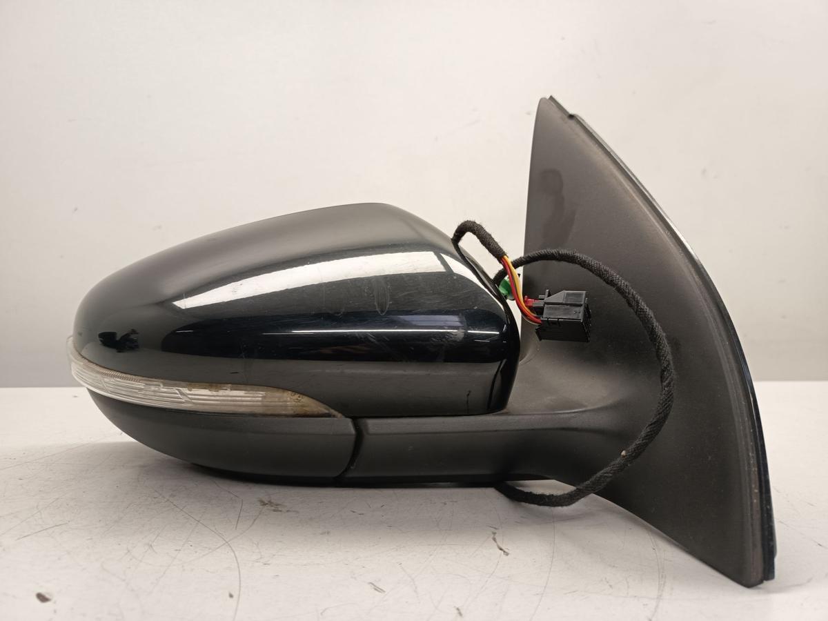 VW Golf VI 6 orig elektrisch verstellbar Spiegel rechts 3trg L041 Schwarz Bj2009