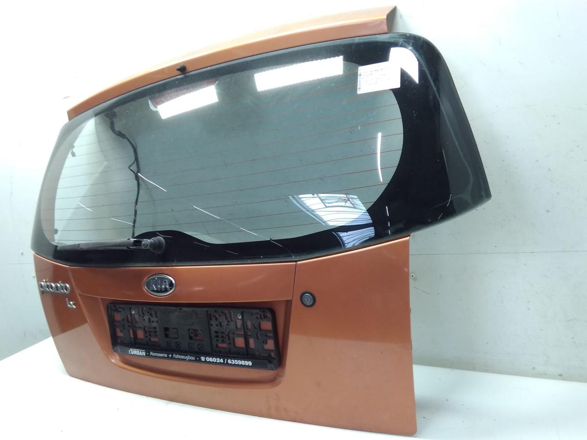 Kia Picanto BA Heckklappe orangebraunmetallic O3 mit Heckscheibe Bj.2006