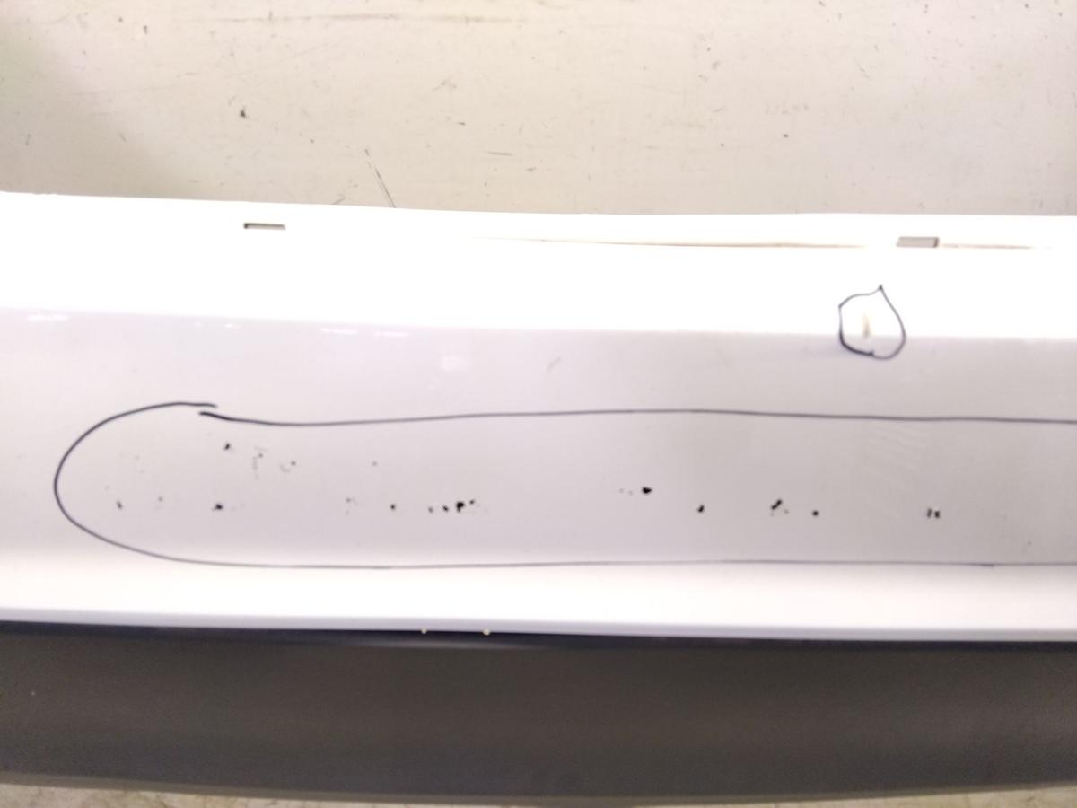 Ford Fiesta JA8 original Sto&szlig;f&auml;nger Sto&szlig;stange hinten H9 Frost Wei&szlig; BJ2010