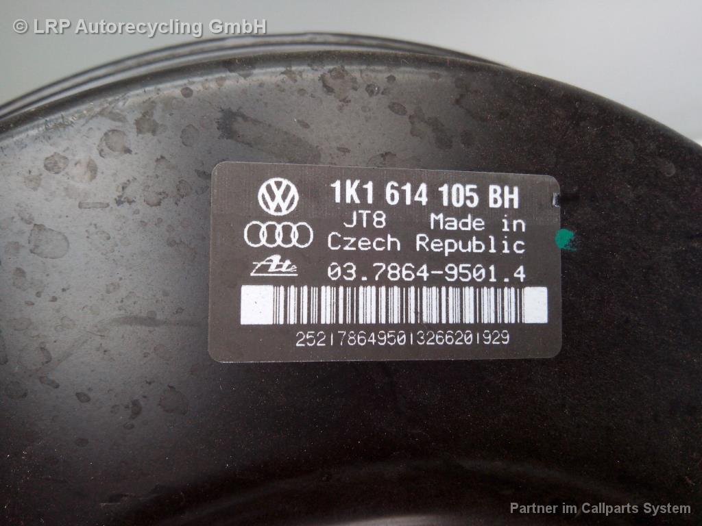 VW Golf 5 1K Bj.2006 original Bremskraftverstärker 1K1614105BH ESP