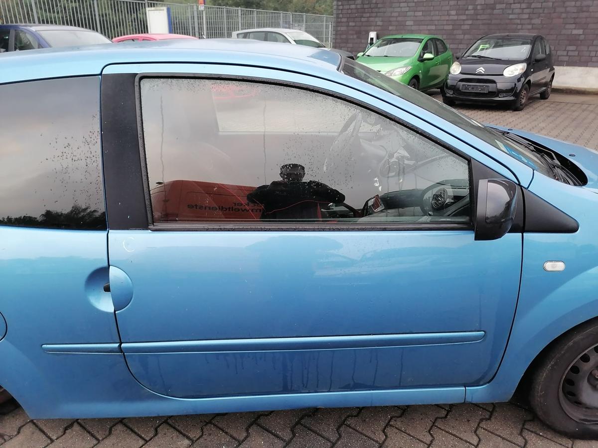 Renault Twingo 2 original Tür rechts Blaumetallic TERPB Rohbau Bj.2013