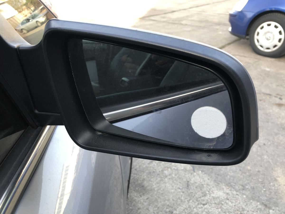 Opel Zafira B Au&szlig;enspiegel rechts R&uuml;ckspiegel elektrisch anklapp 4AU Lichtsilber
