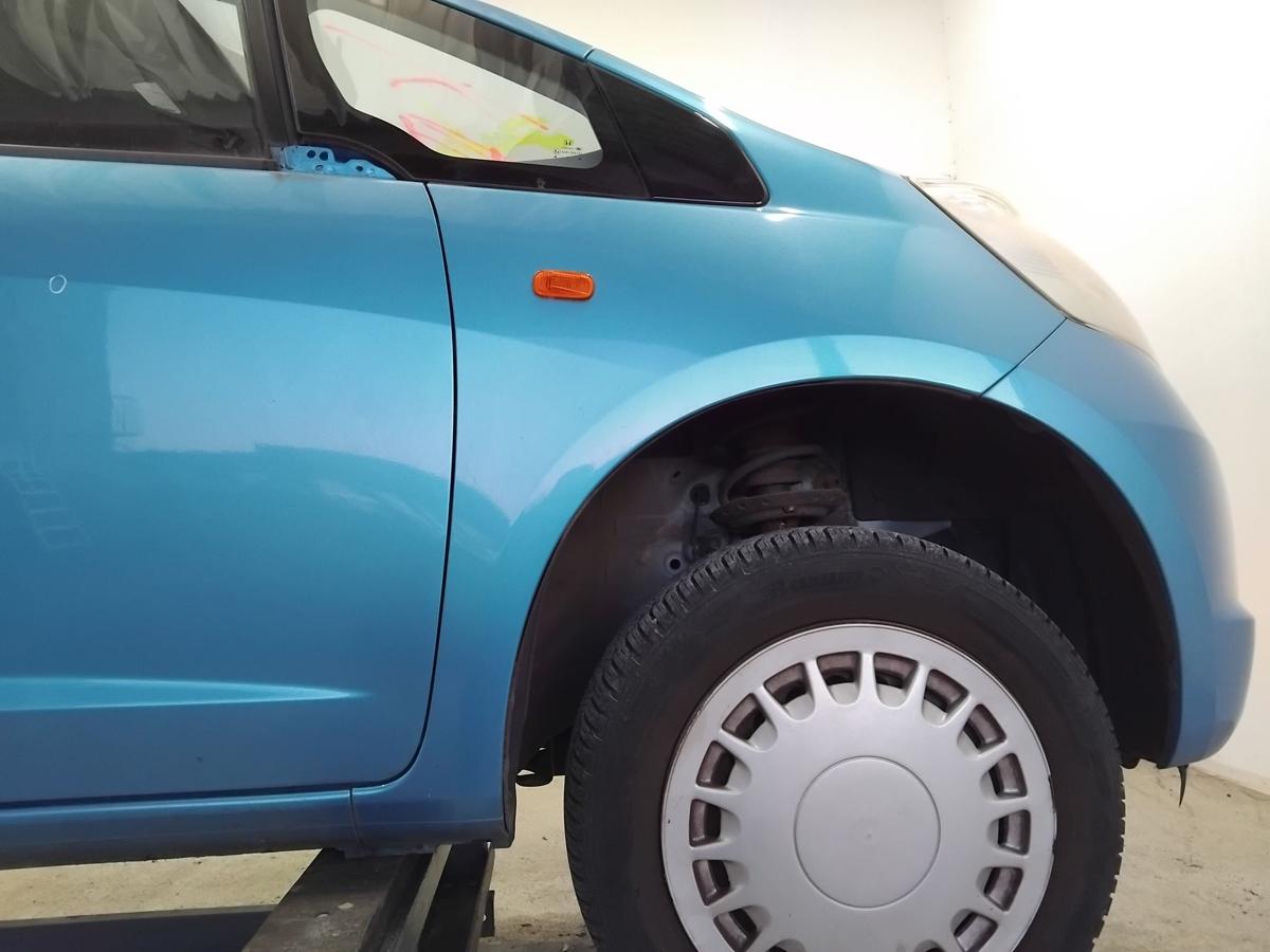 Honda Jazz 2 GG orig.Kotfl&uuml;gel vorn rechts BJ2008 mit Blinker BG53M Cerulean Blue