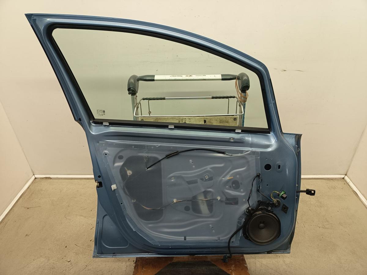 Opel Corsa D original T&uuml;r vorne links 5 TRG Z22R Crinan Blue Baujahr 2013