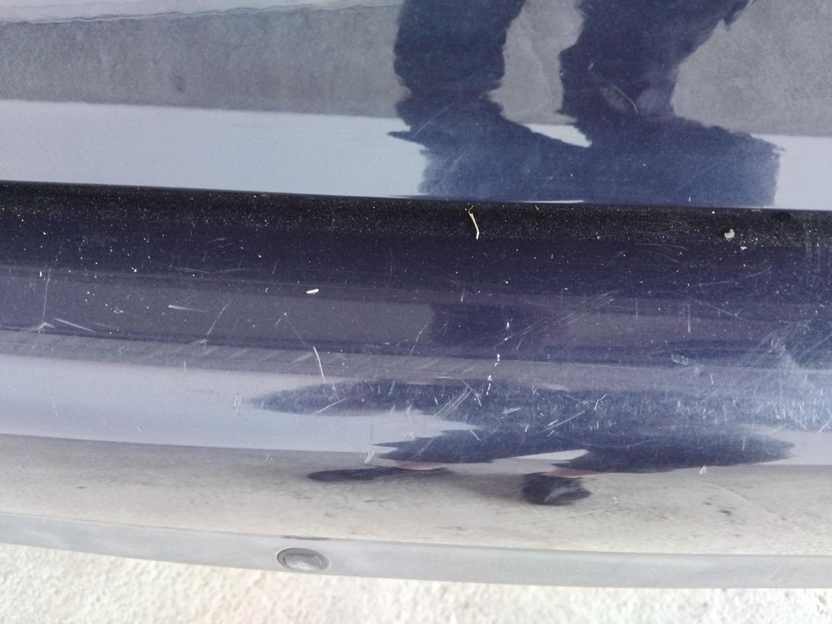 VW Sharan 7M original Stoßstange Stossfänger hinten PDC 2.Facelift BJ2009 LD5G Dark Iron Blue