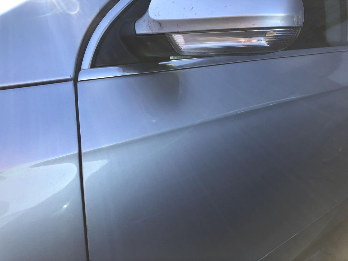 VW Passat 3C B6 T&uuml;r vorn links Fahrert&uuml;r im Rohbau LA7W Reflexsilber Metallic