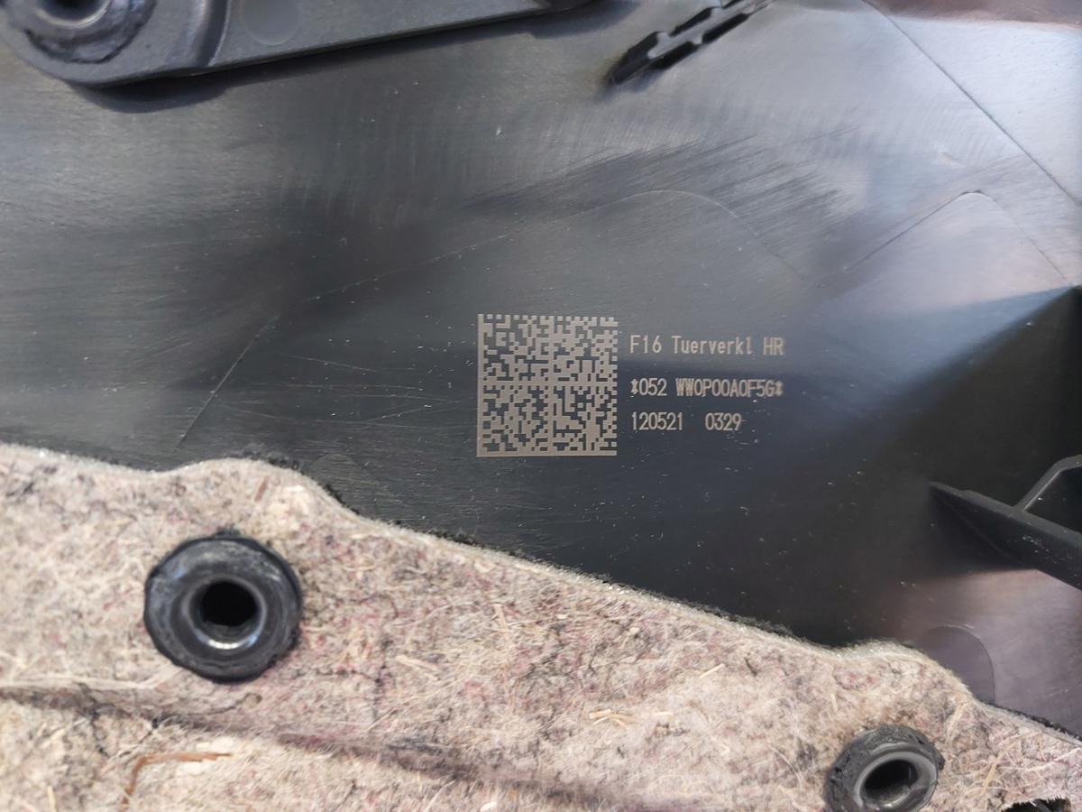 VW Golf 8 VIII CD Variant T&uuml;rverkleidung hinten rechts Kombi T&uuml;rpappe