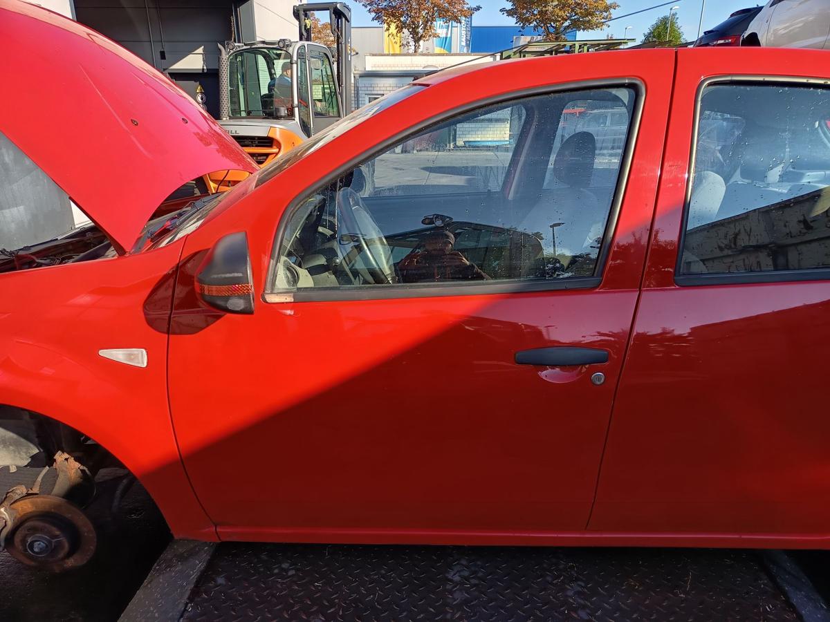 Dacia Sandero 1 BS original Tür vorn links Fahrer OV21D Red Passion Bj 2009