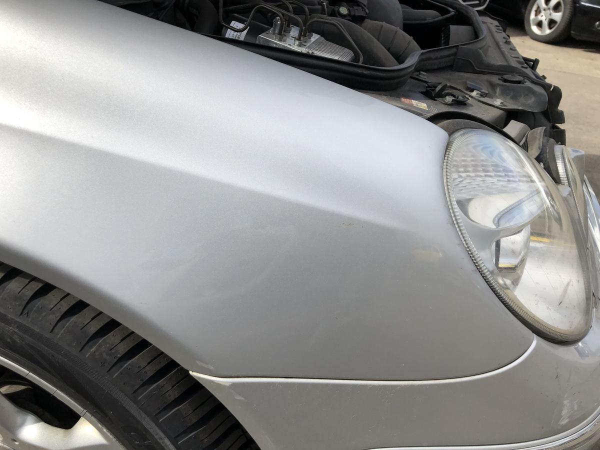 Mercedes E Klasse W211 Kotfl&uuml;gel vorn rechts Beifahrer 744 Brillantsilber Met