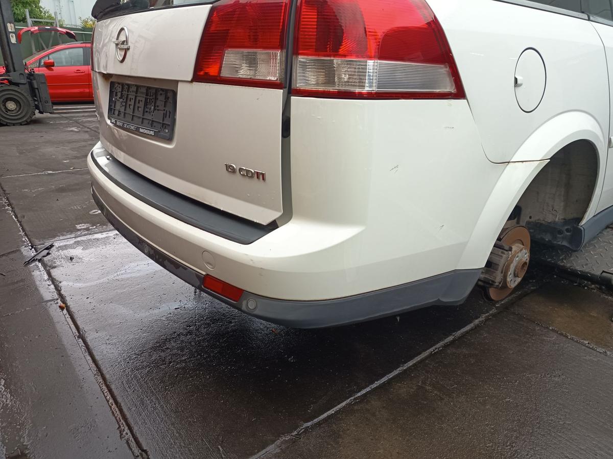 Opel Vectra C Caravan orig Stoßstange hinten Stoßfänger Kombi Z474 Weiß Bj 2008