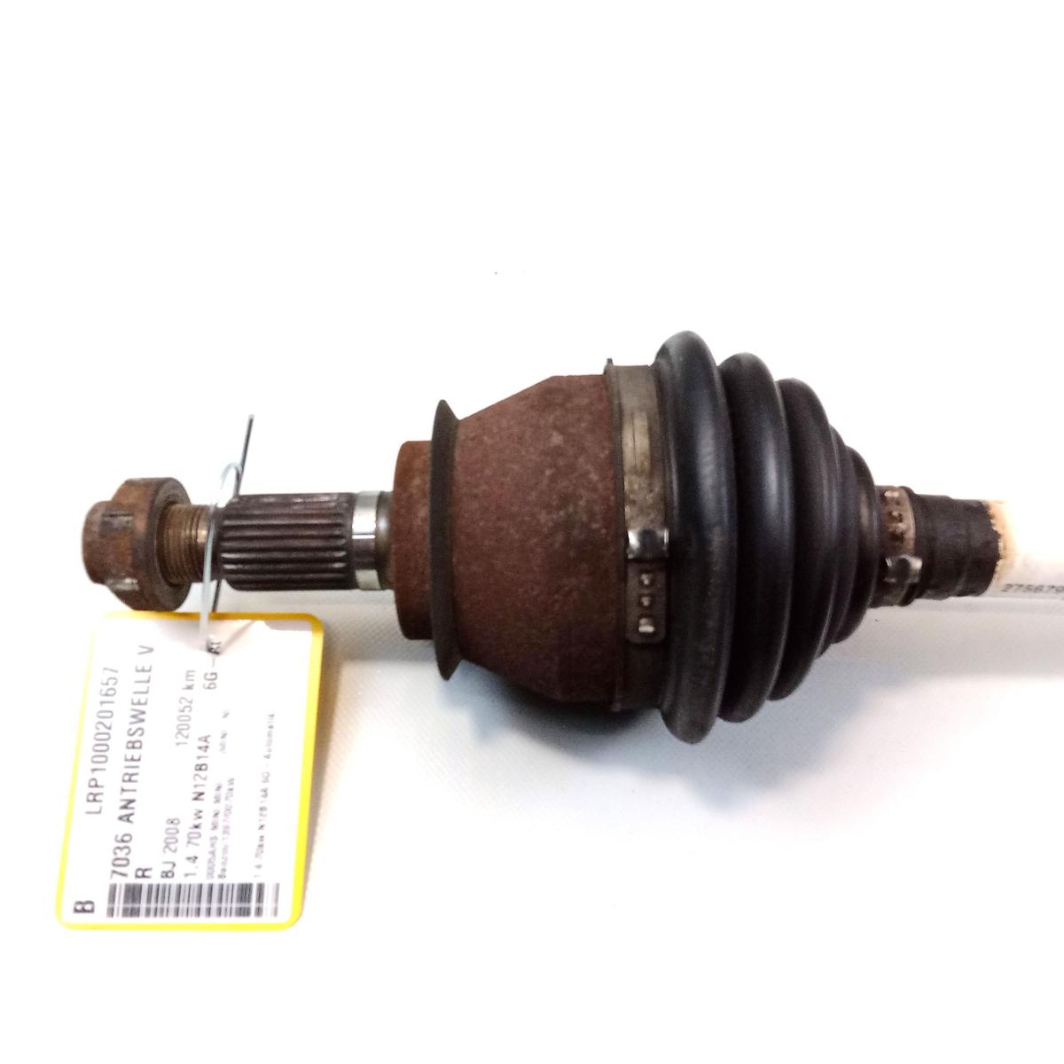 Mini One II R56 Antriebswelle Gelenkwelle vorn rechts 1.4 70kw Automatik Bj.2008