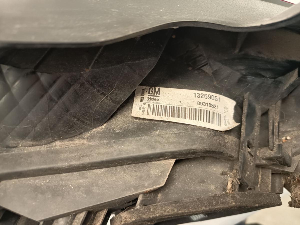 Opel Corsa D 5t&uuml;rer original R&uuml;ckleuchte rechts Heck Schluss Licht Bj 2009