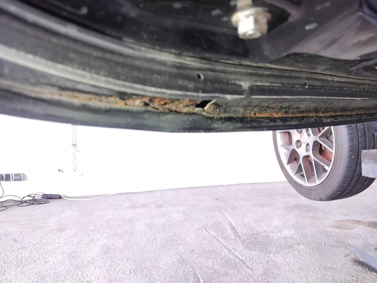 Mazda MX-5 II NB-FL T&uuml;r vorn links Fahrert&uuml;r schwarz BJ2004 Anrostung