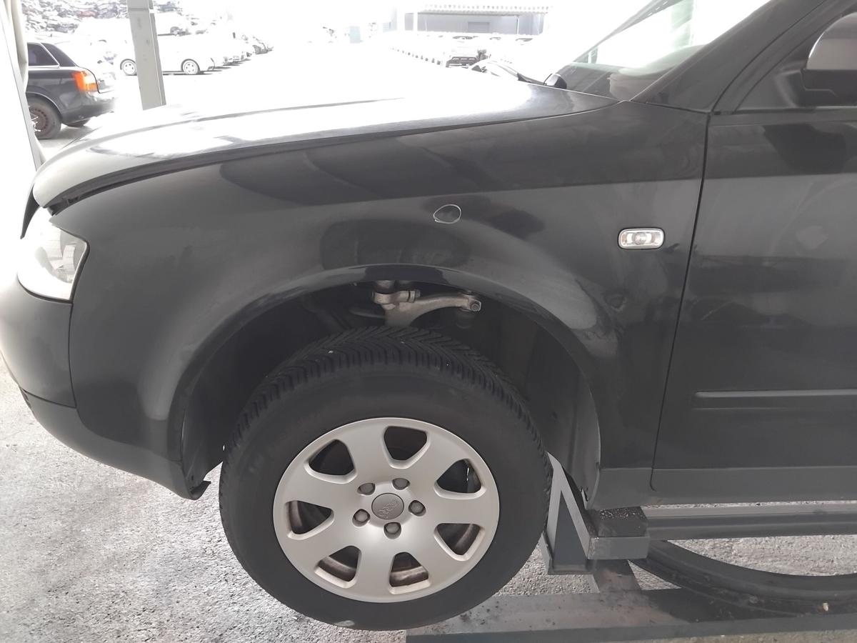 Audi A4 8E B6 original Kotflügel vorn links LZ9W ebonyschwarzmetallic BJ2002