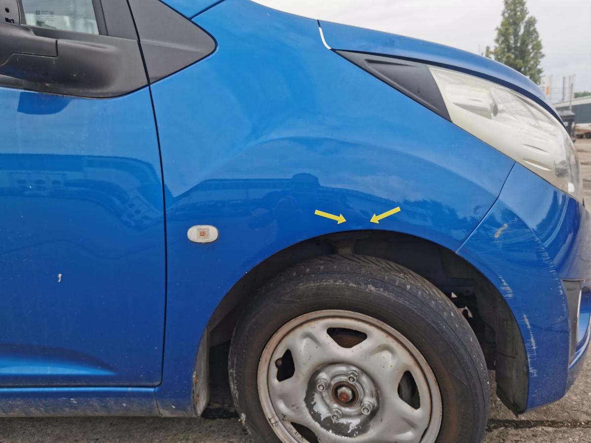 Chevrolet Spark M300 Kotflügel Fender Seitenwand vorn rechts GCT Moroccan Blue