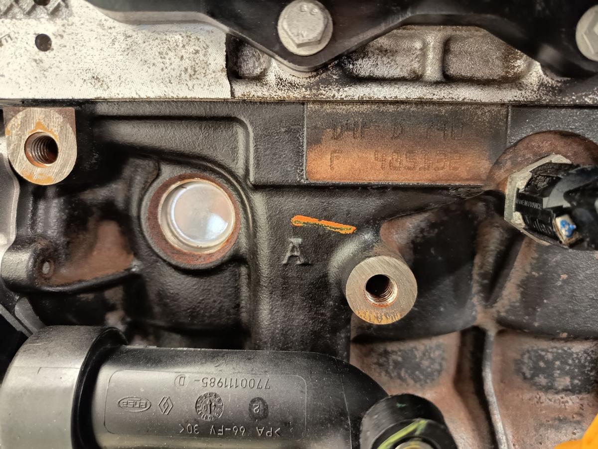 Renault Clio III orig Motor 1149ccm55KW Benzin D4F740 79.000TKM Bj 2009