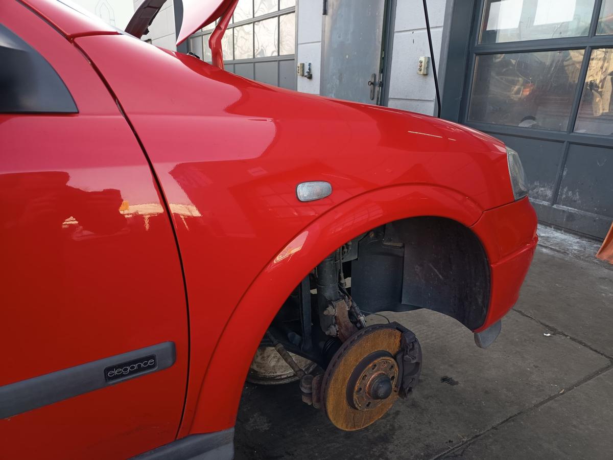 Opel Astra G original Kotfl&uuml;gel rechts Y547 Magmarot Baujahr 1998