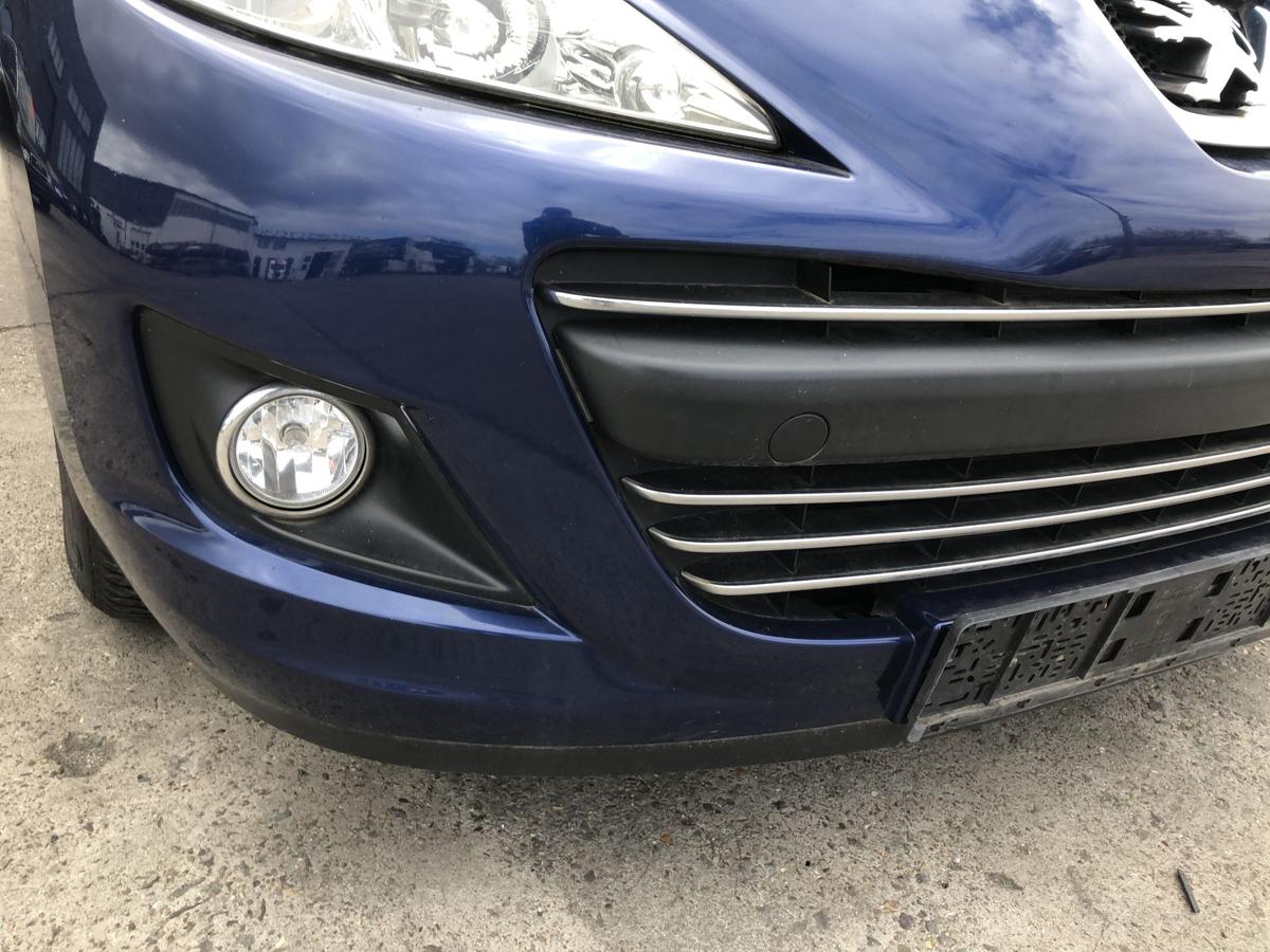 Peugeot 207SW Sto&szlig;f&auml;nger vorn NSW Frontsch&uuml;rze Frontsto&szlig;stange KPL blau