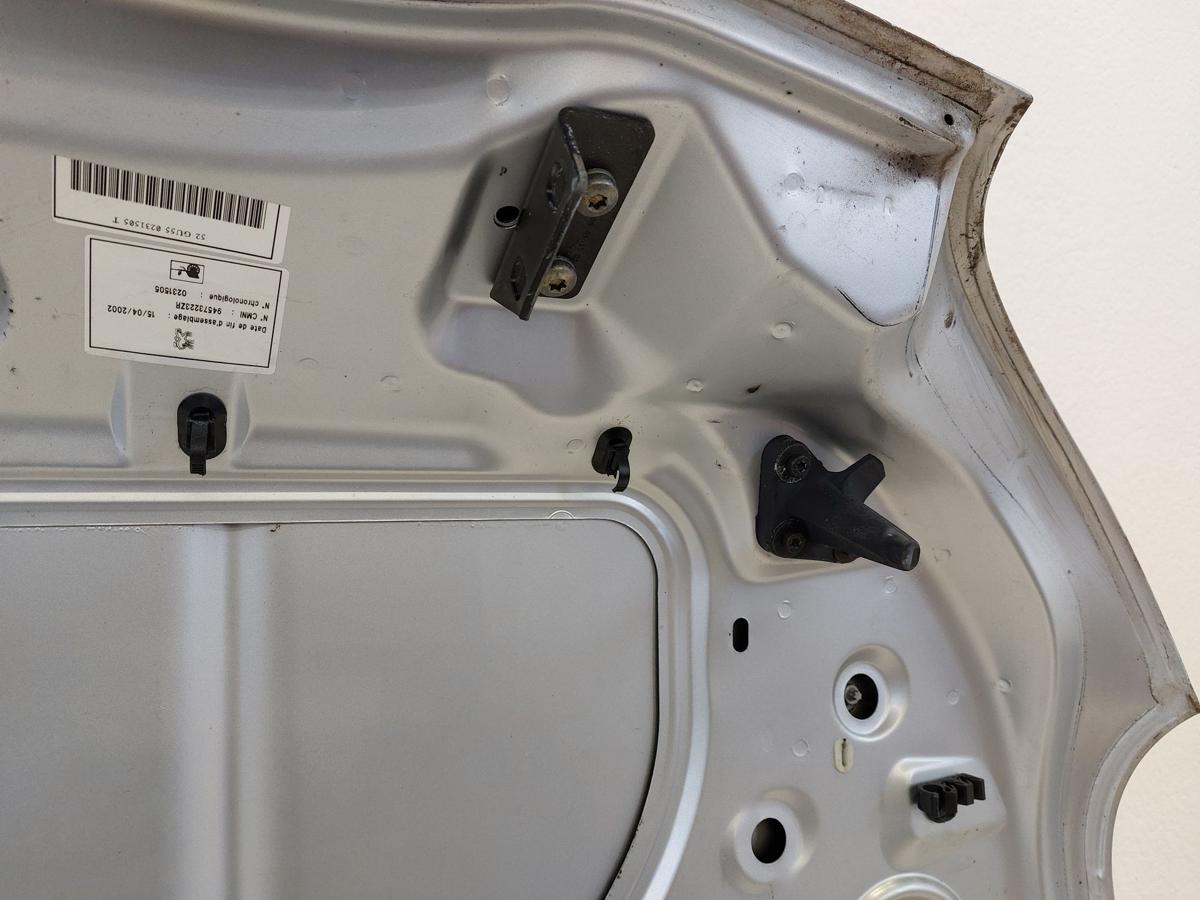 Peugeot 206 CC Cabrio Heckklappe Kofferraumdeckel Verdeckklappe oben EZR silber