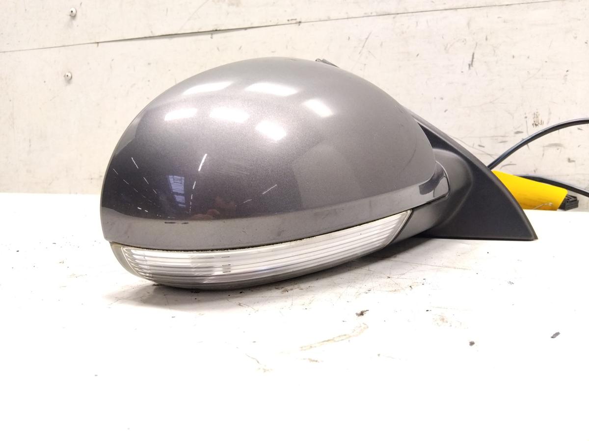 VW Passat 3C orig Au&szlig;enspiegel rechts LA7T United Grey elektrisch beheizt BJ2007