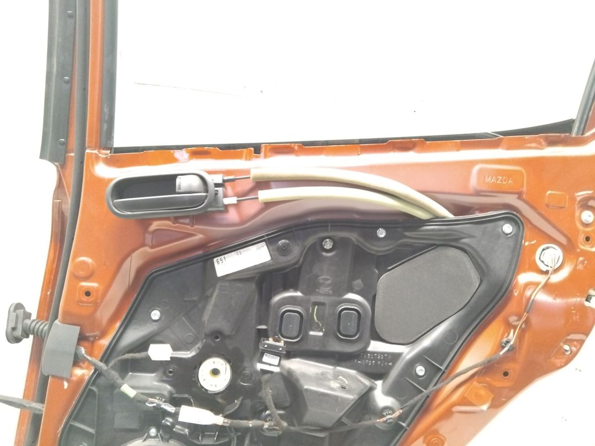 Mazda 2 DE original T&uuml;r hinten rechts rot 5t&uuml;rig BJ2007