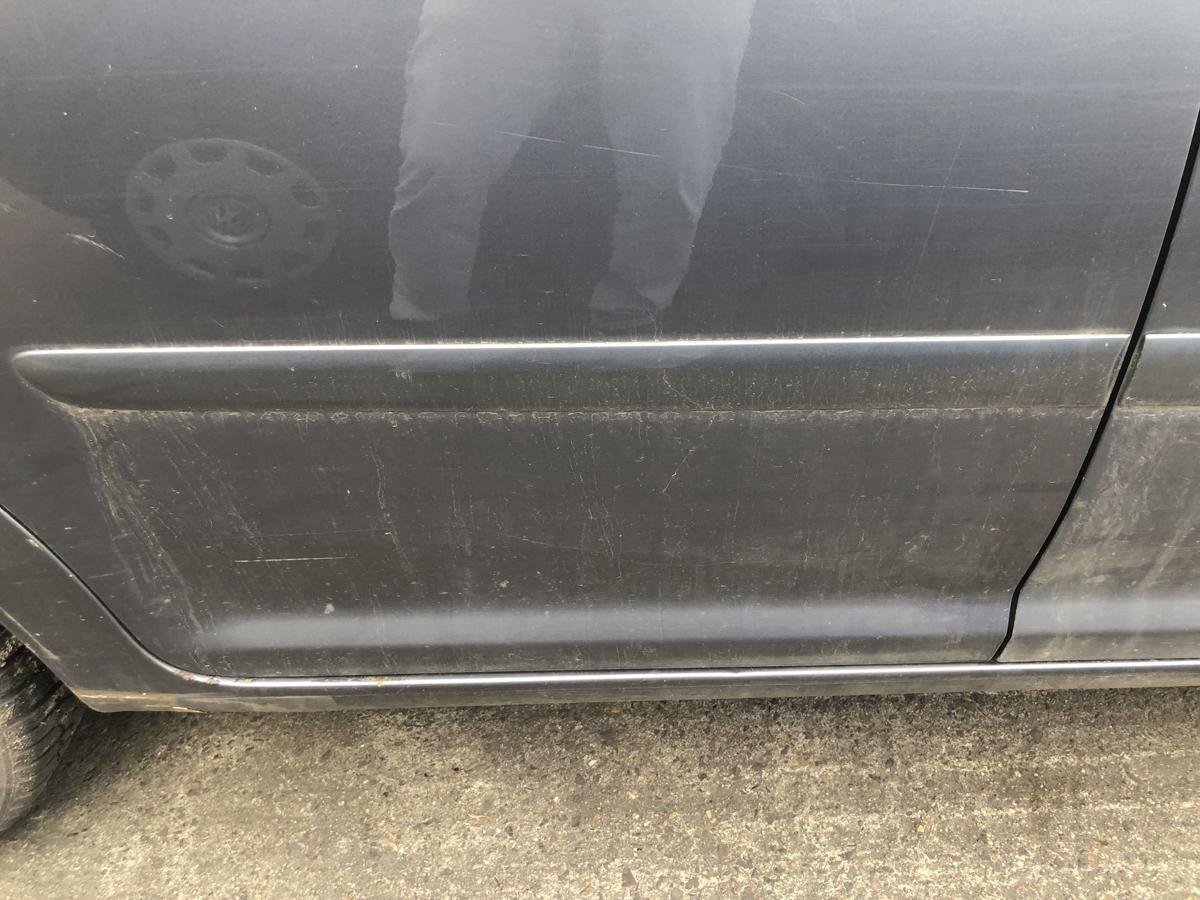 VW Touran 1T 1T1 T&uuml;r hinten rechts Fondt&uuml;r Rohbau LD7X Platingrau Metallic