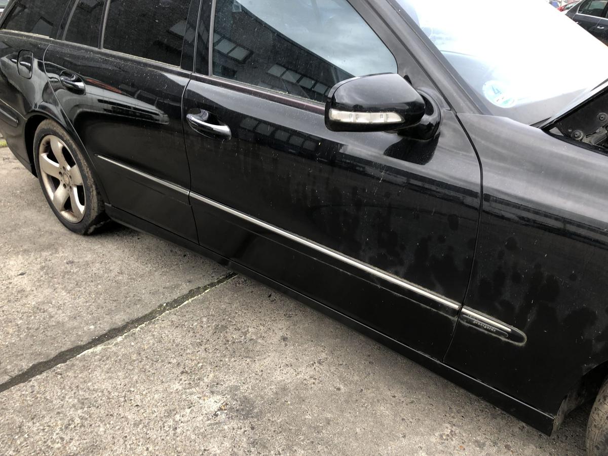 Mercedes E Klasse W211 S211 auch Mopf T&uuml;r vorn rechts Beifahrer Roh 170 schwarz