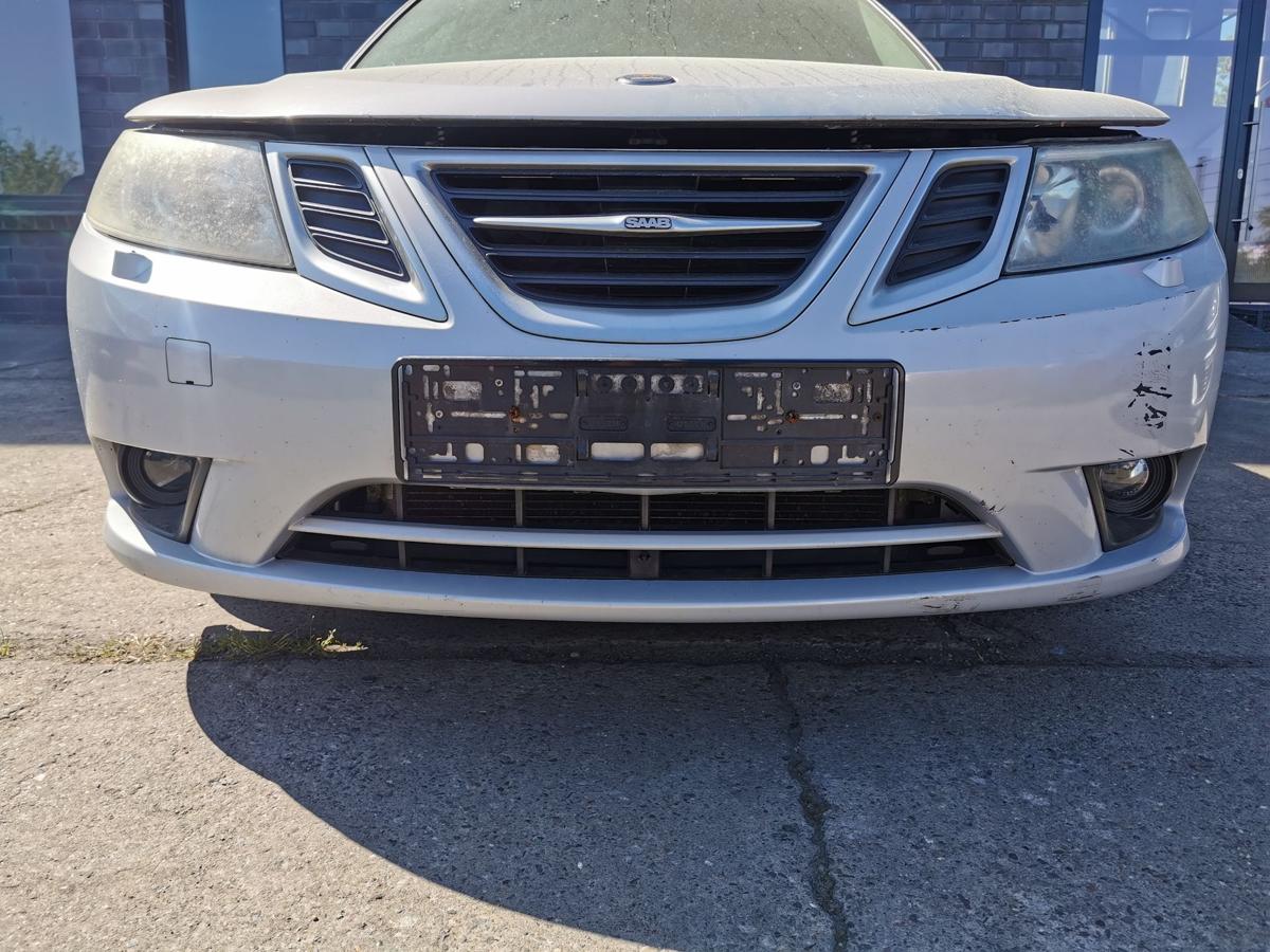 Saab 9-3 YS3 Stossfänger Stossstange Bumper vorn NSW SRA 309 Kristallsilber met