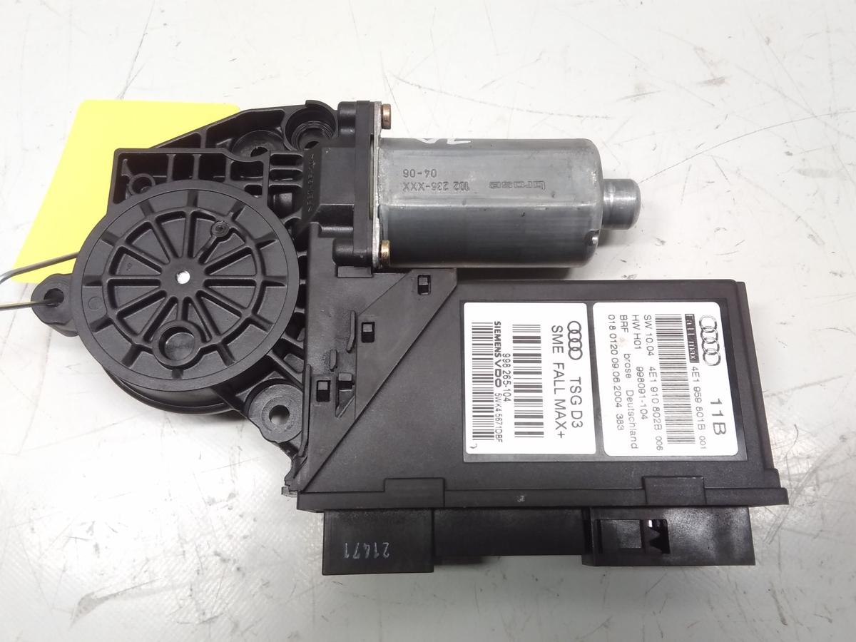 Audi A8 4E original Fensterhebermotor vorn links mit T&uuml;rsteuerger&auml;t BJ2004