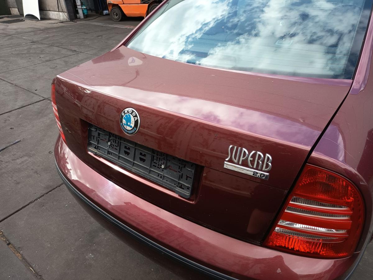 Skoda Superb 3U original Heckklappe LF3V Sensual Rot Baujahr 2002