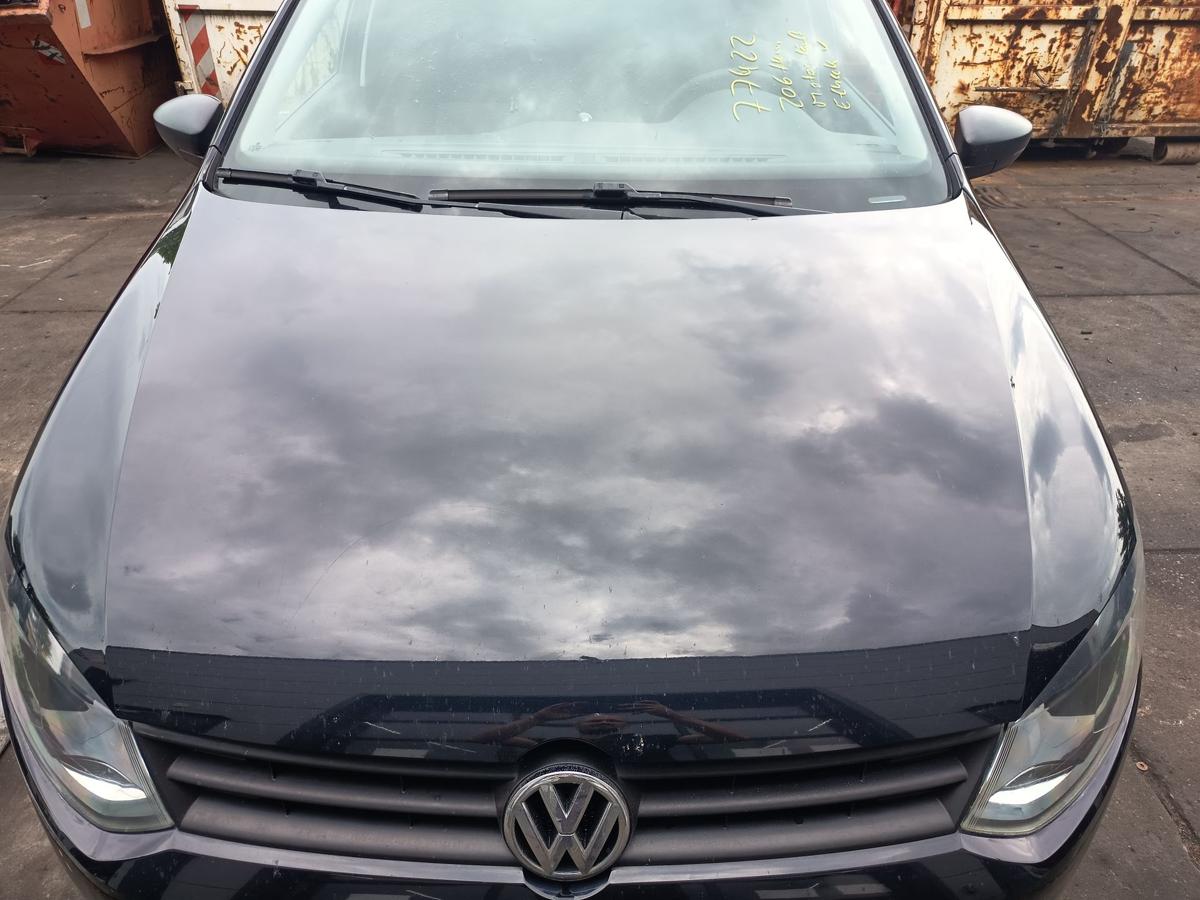 VW Polo V 6R original Motorhaube Klappe Deckel vorn Front C9X Deep Black Bj 2012